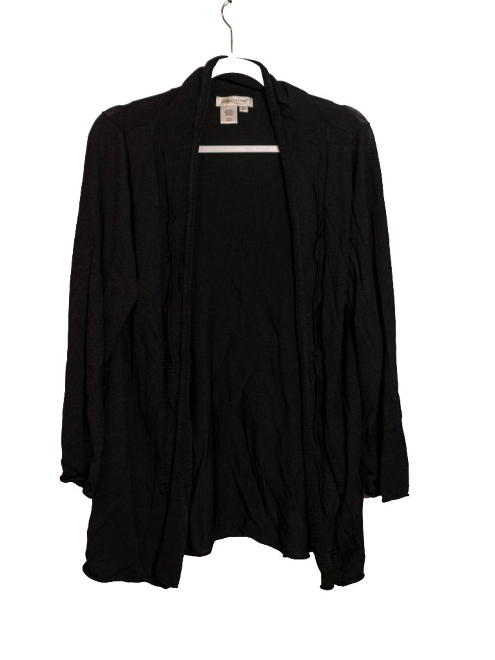 Coldwater Creek Lightweight Semi-Sheer Open Front Cardigan - XL
